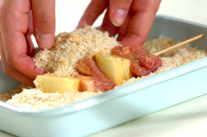 定番の串カツの作り方1