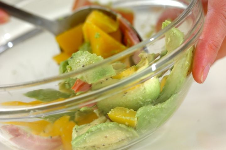 アボカドのチーズ焼きの作り方1