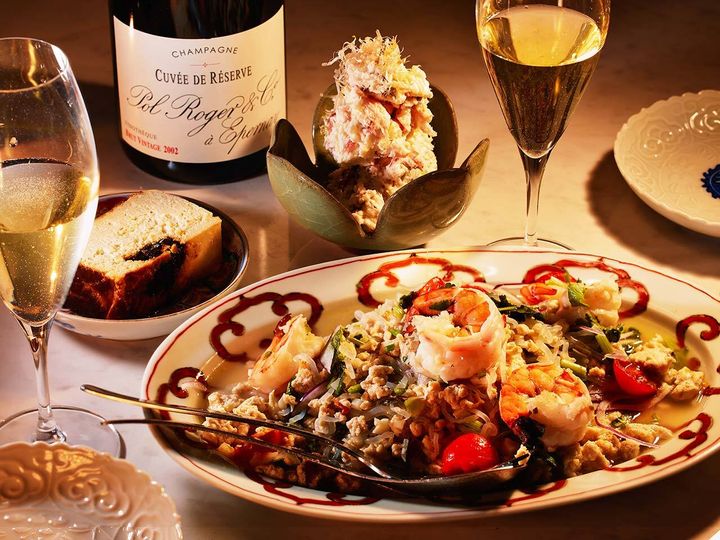 長堀橋『Common.』の「梅干しと塩こんぶとちりめんじゃこのクリームチーズポテサラ」、「ヤムウンセン」、「ゴルゴンゾーラのチーズケーキ」