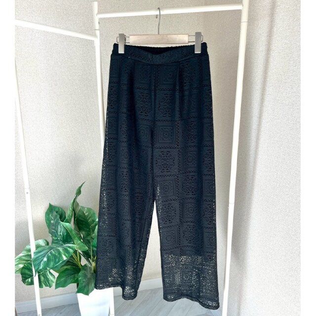 しまむらのパネルレースパンツ