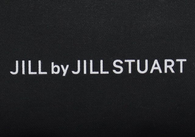 ジルスチュアートフリル黒トートバッグ付録ロゴ