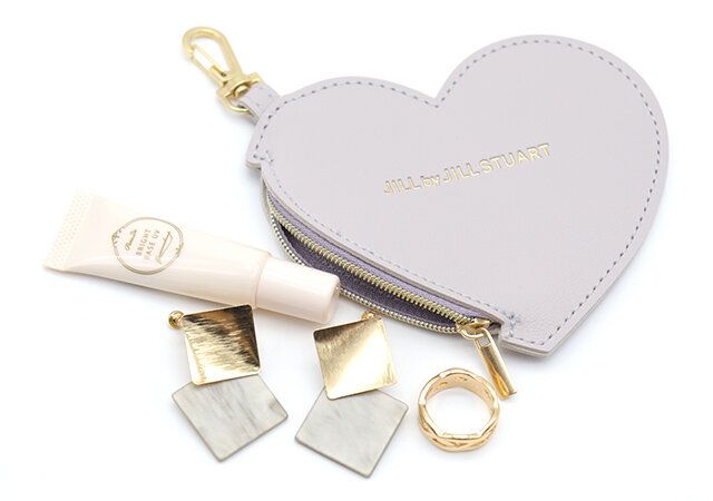 sweet付録ジルスチュアートフリルトートバッグハートポーチチャーム