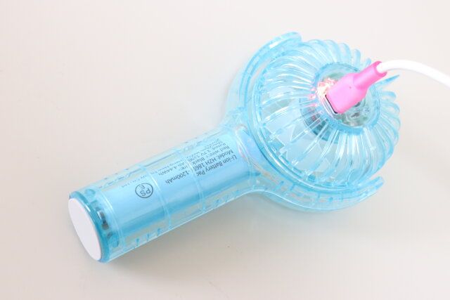 首振りミニ扇風機（クリア） ダイソー 充電