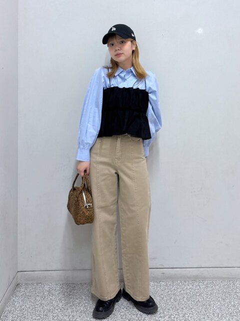 黒ビスチェコーデ2