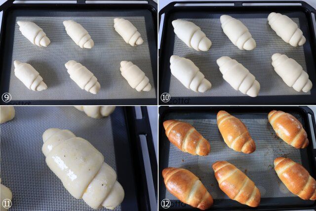 二次発酵し焼く。