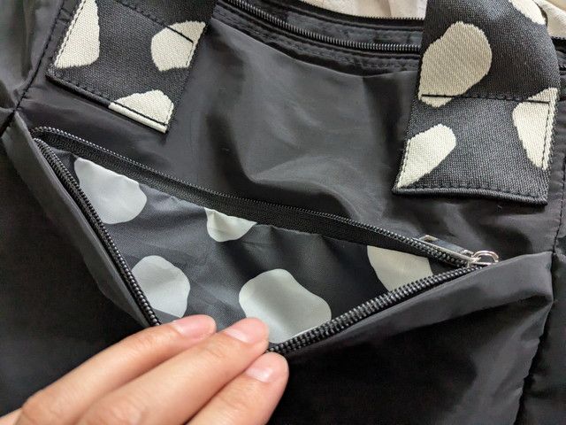 イアパピヨネダルメシアン2WAYバッグSサイズファスナーポケット