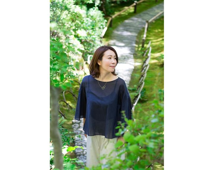 庭園デザイナー 烏賀陽 百合氏