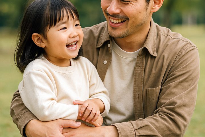 父親と娘のイメージ