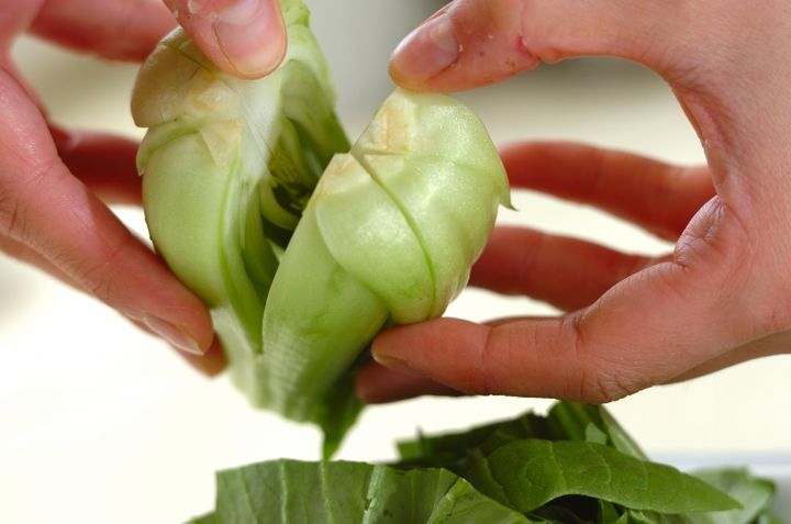 ひりょうずと野菜の煮物の下準備1