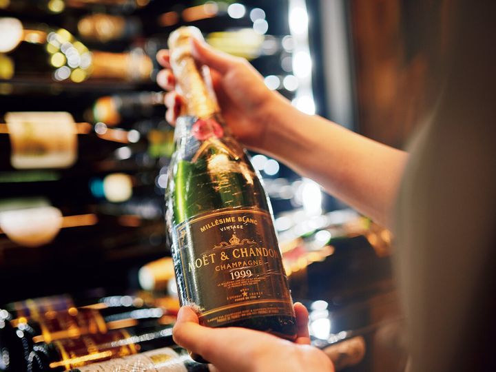 堺筋本町『BAR DUCK22』で提供しているシャンパン