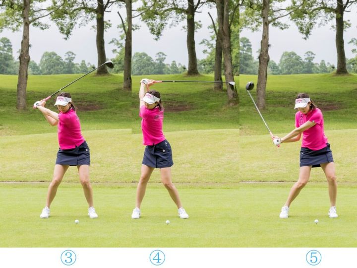 左腰の動きでシャローイングを作る！三浦桃香のスイングを解説