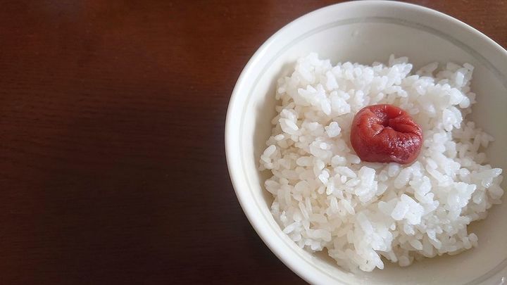 米と梅干し