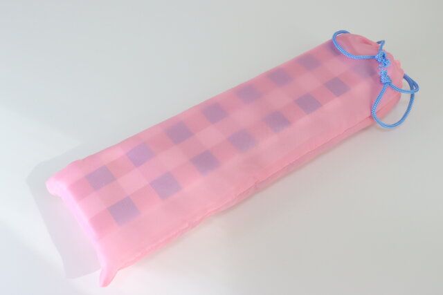 ダイソー レジャーマット（チェック、ポーチ付） 収納袋