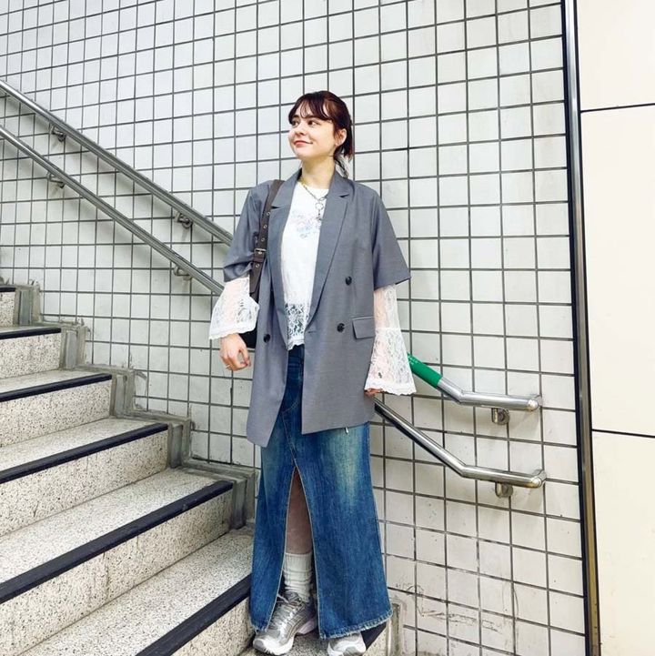 【SNAP】トレンド感あって合わせやすいアシックスがスタメン！日原クラウディア花怜さん
