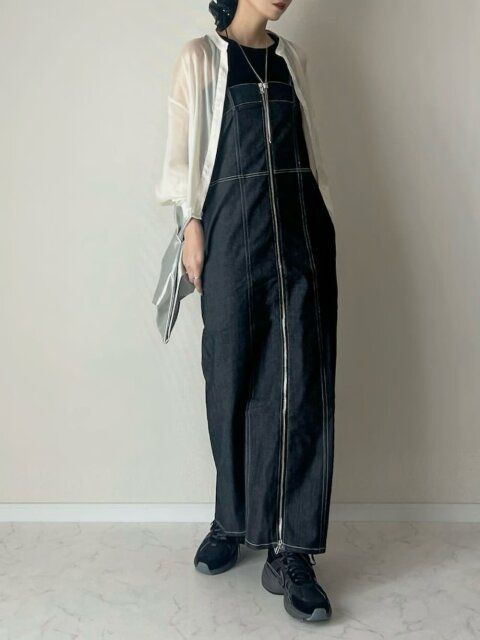 シアーシャツのコーデ2