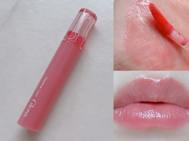 ロムアンド グラスティングカラーグロス 01 ピオニーバレエ