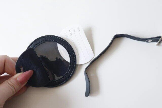 ダイソー トラベルネームタグ（円型）