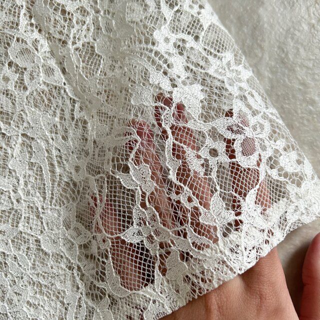 GU レースラップスカート NATURAL レースは程よい透け感