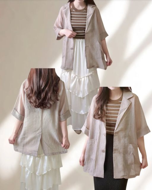 ハンソデテーラーJKを着たコーデ