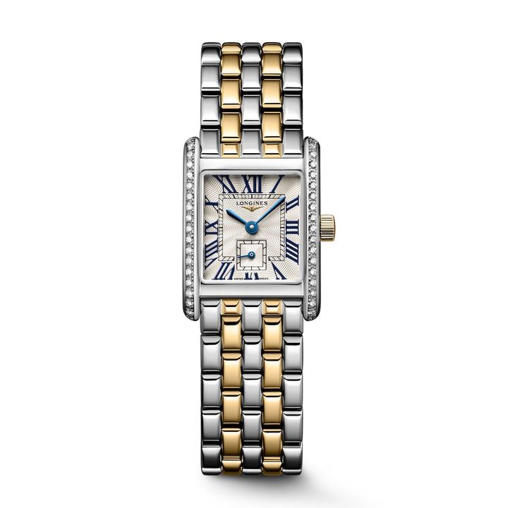 ミニ ドルチェヴィータ（SS×イエローゴールド、ケース径21.5×29mm、クォーツ）￥1,135,200／LONGINES