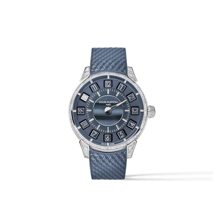 「タンブール タイコ スピン・タイム ダイヤモンド 」（WG、ケース径39.5mm、自動巻き）￥23,430,000／LOUIS VUITTON