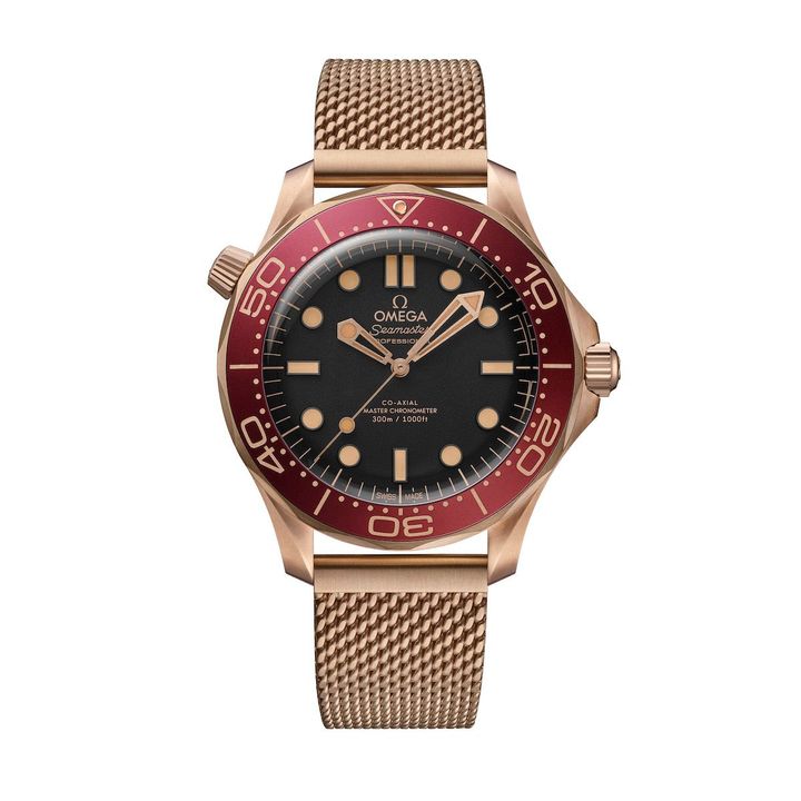 シーマスター ダイバー 300M ブロンズゴールド＆バーガンディ（ブロンズゴールド、ケース径42mm、自動巻き）￥4,312,000／OMEGA