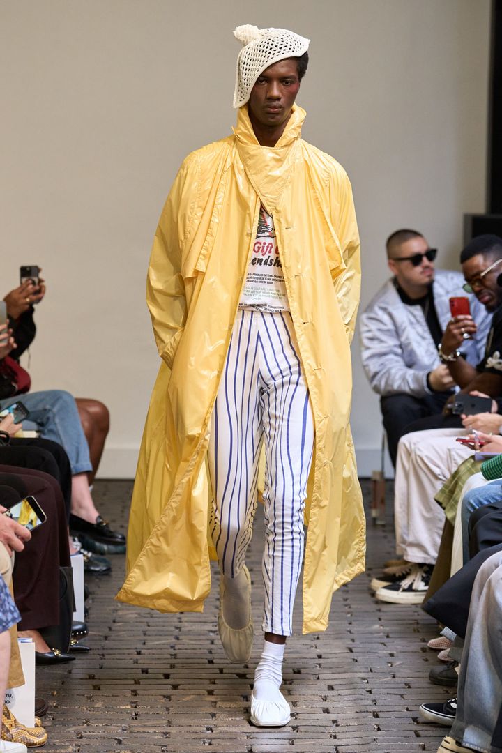 ビアンカ・サンダース 2025年春夏メンズコレクションより。