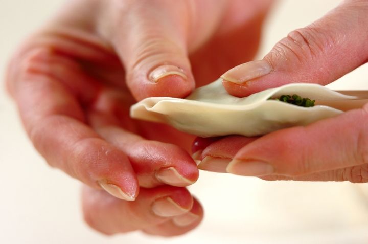 クリームチーズのサクサク揚げの作り方1