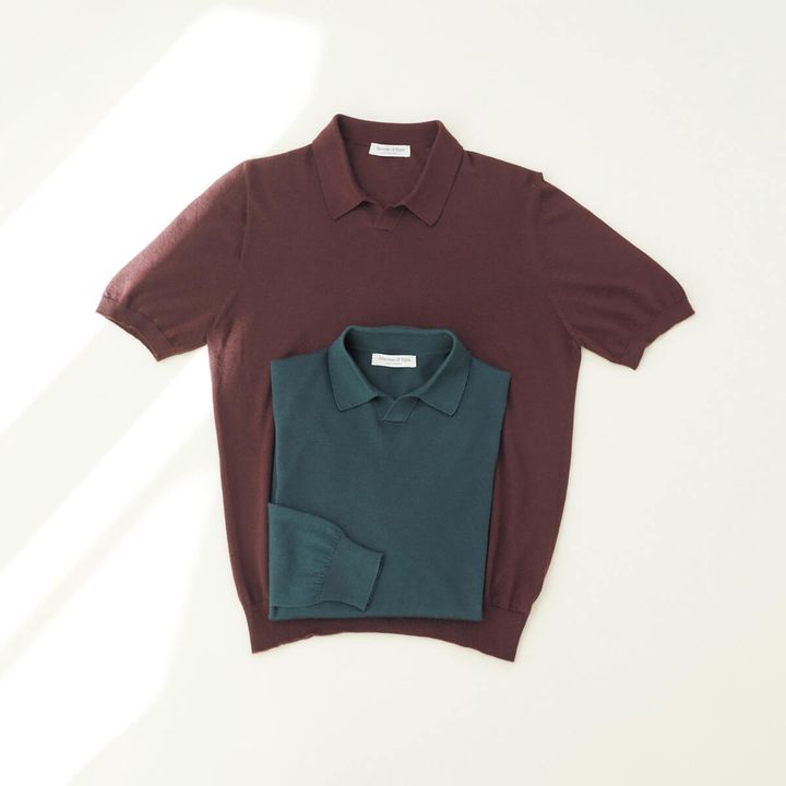 〈ジョンストンズ オブ エルガン〉ポロシャツ