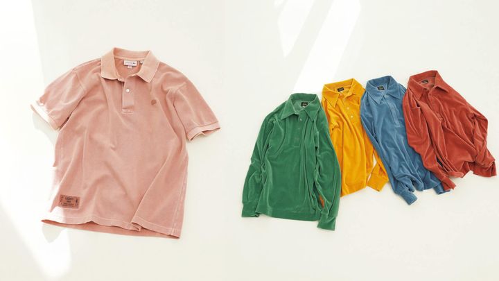 〈ラコステ〉ポロシャツ、〈ニードルズ〉ポロシャツ