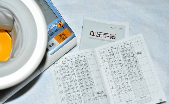 血圧手帳のイメージ