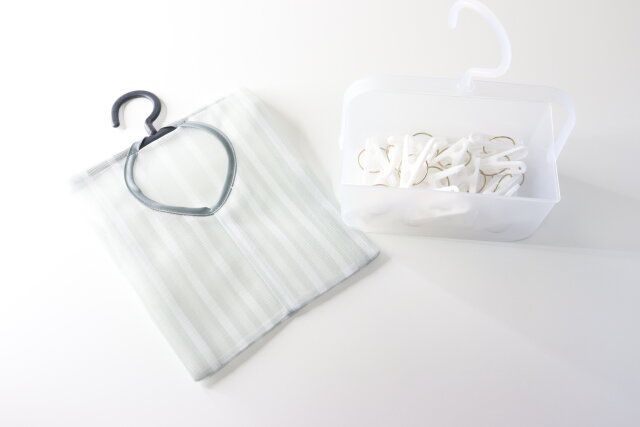 洗濯ピンチネット（ロゴ） 収納