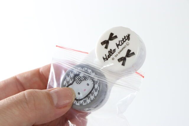 ダイソー コンタクトレンズケース サンリオ 保存袋