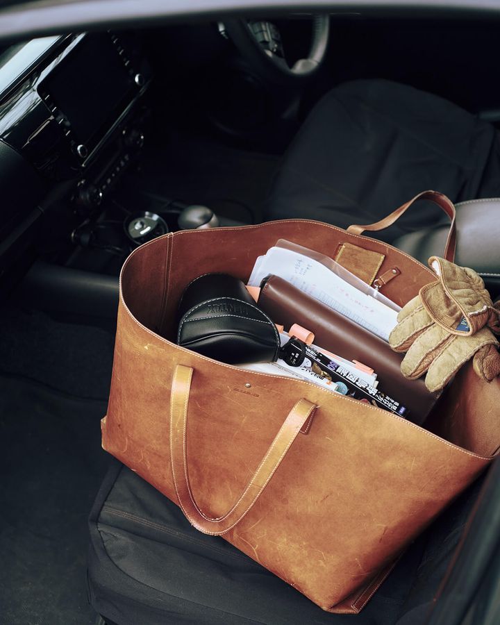 〈ジルサンダー〉レザーバッグ