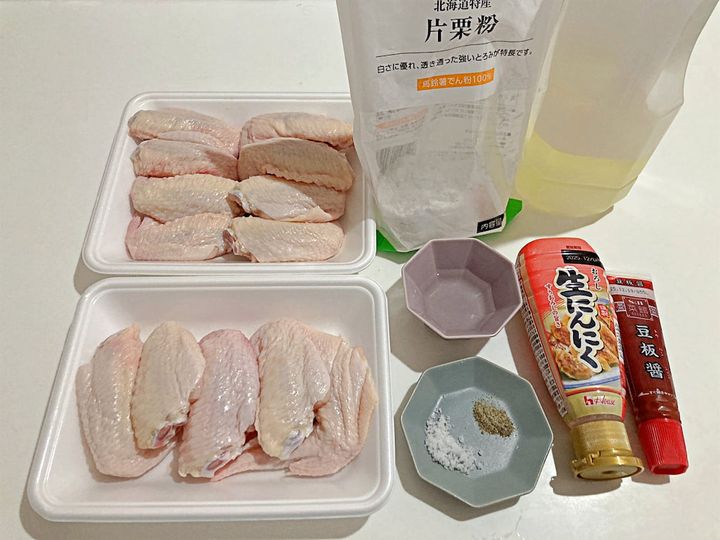 笠原流辛味チキンの材料