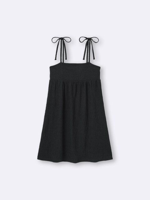 GUのテクスチャーキャミソールミニワンピース