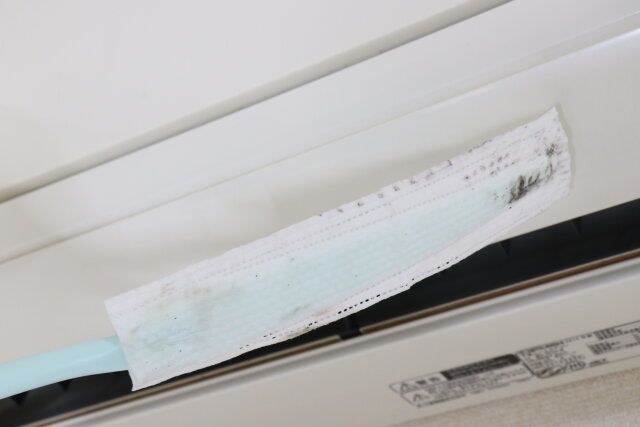 エアコン吹出口用防カビウェットシート 汚れ落ち