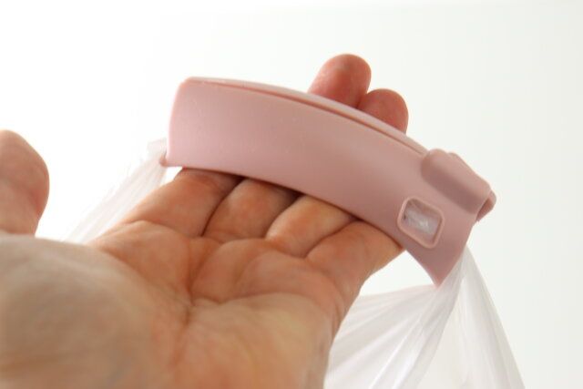 セリアのポリ袋に使えるショッピングバッググリップ