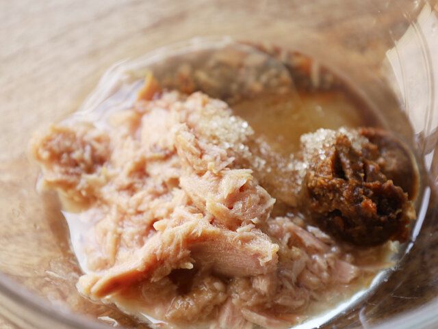 加熱している間に、Aを合わせる。