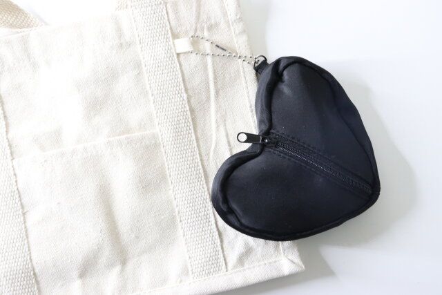 ミニハート型バッグチャームポーチ 使用例