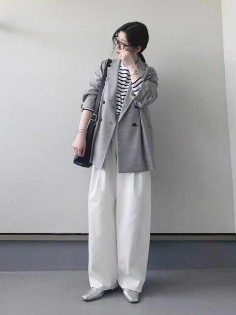 ボーダートップスコーデ2