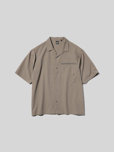 2025gu春夏値下げトップスオープンカラーシャツ