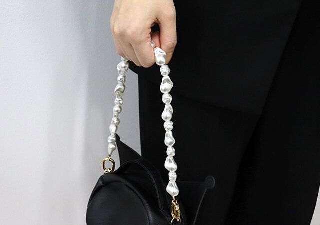 素敵なあの人TABASAバロックパール調チェーンアクセサリーバッグ