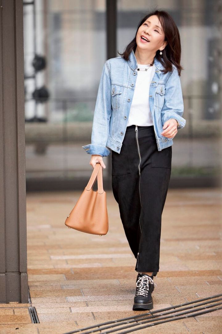 初夏に向けた冒険アイテムで新鮮な着こなしに／隈元順子さん（主婦・66歳）