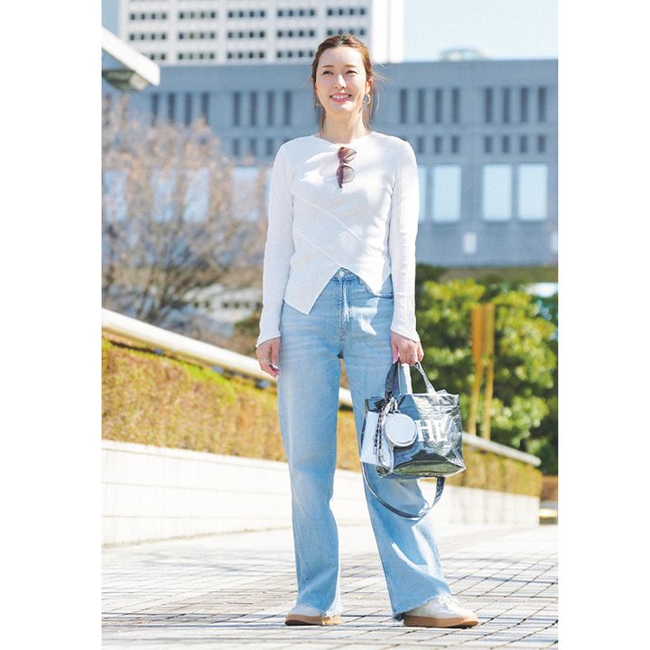 インター園ママのデニムコーデをSNAP