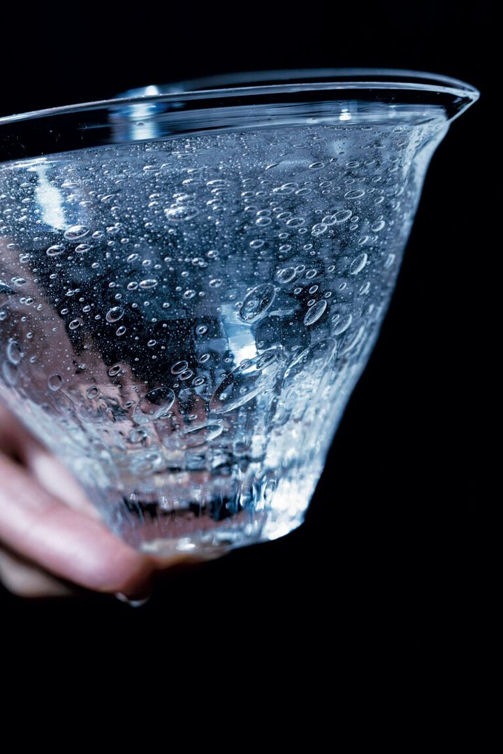 ガラスの器はすべて宙吹き技法によるもの。