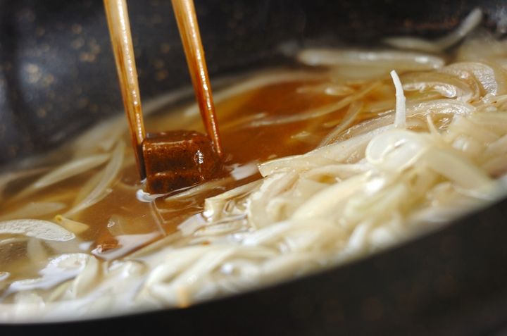 焼きサバのカレー煮の作り方2