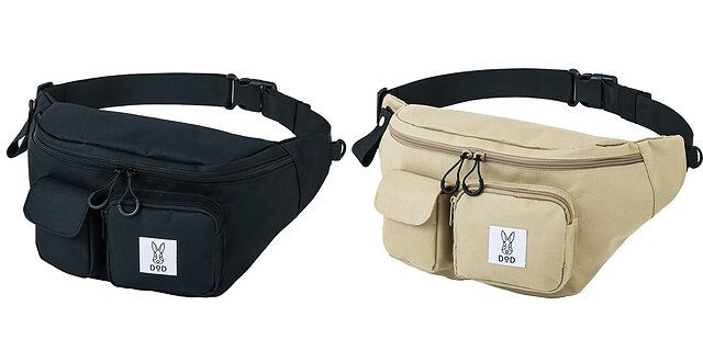 DOD 立体ポケット付き多機能ボディバッグBOOK