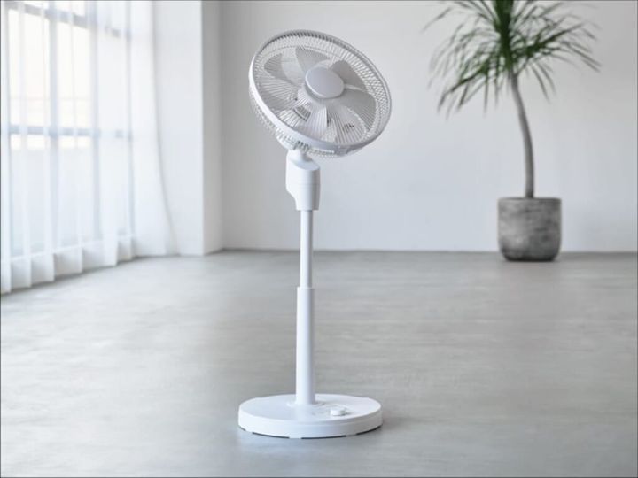ダイヤル式風量調整DCリビング扇風機