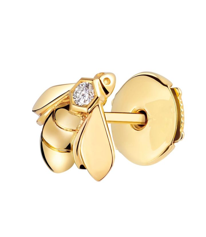 「ビー ドゥ ショーメ」シングル イヤリング（YG×ダイヤモンド）￥220,000